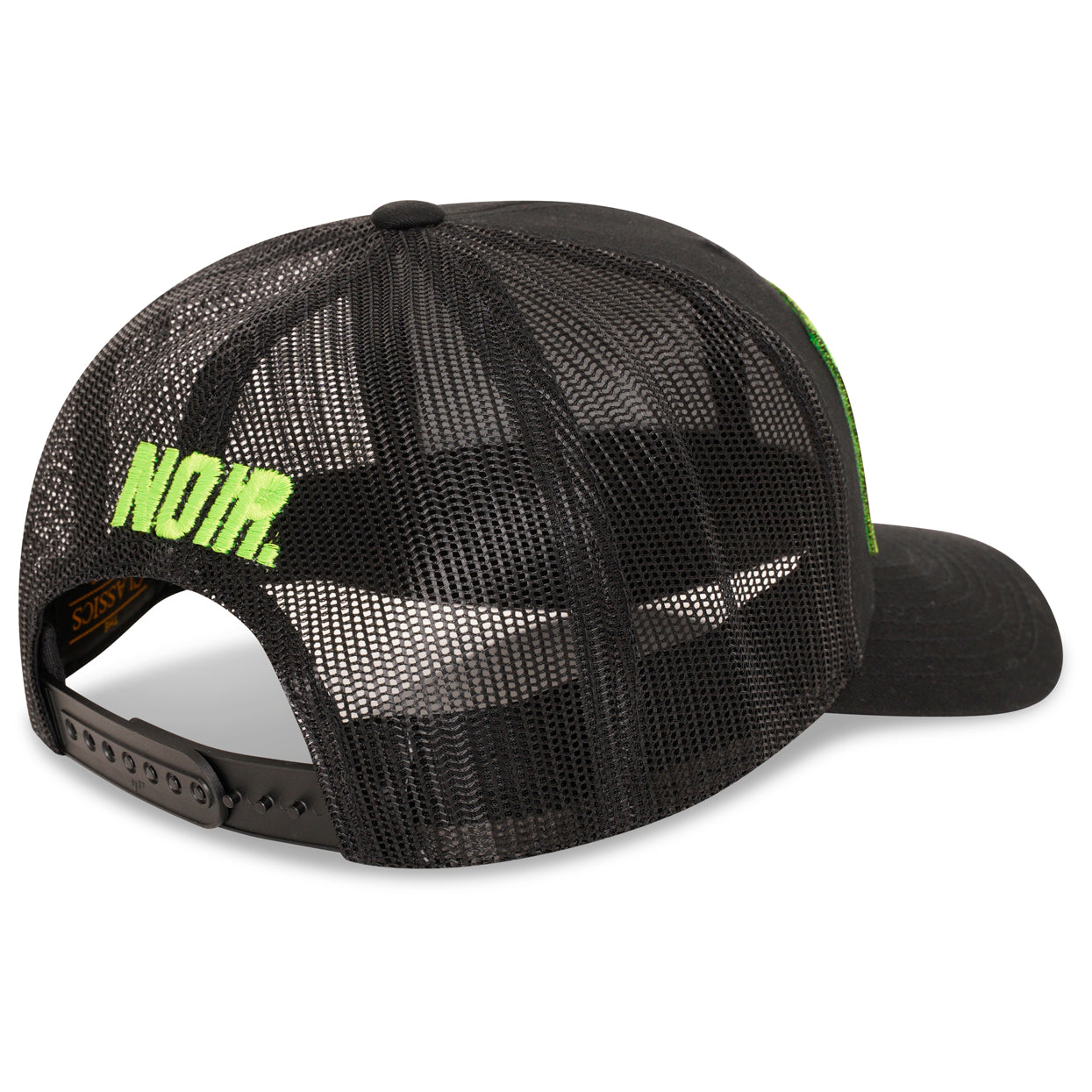 Black x Blue x Neon Green Combo No Excuses x Noir caps