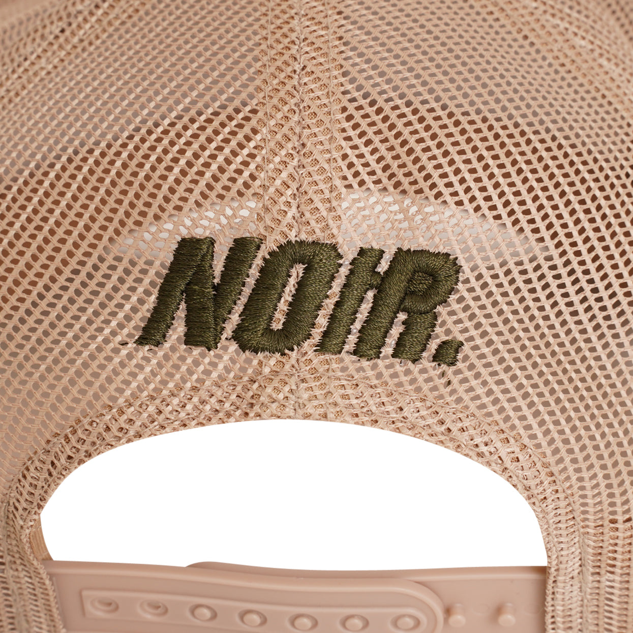 Beige x Khaki Green No Excuses x Noir Caps