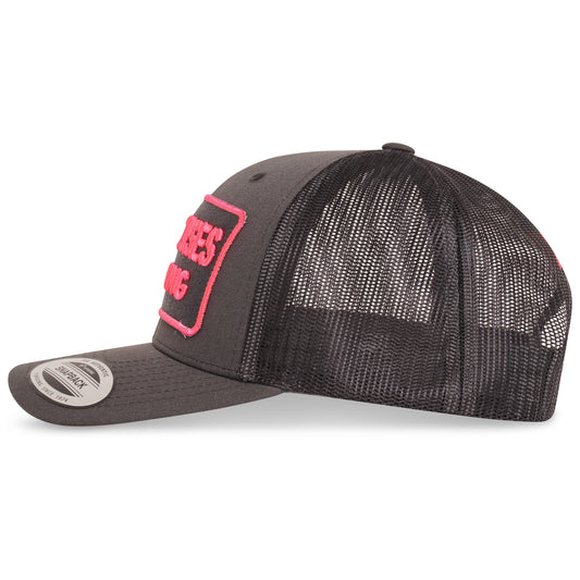 Grey x Pink No Excuses x Noir Caps