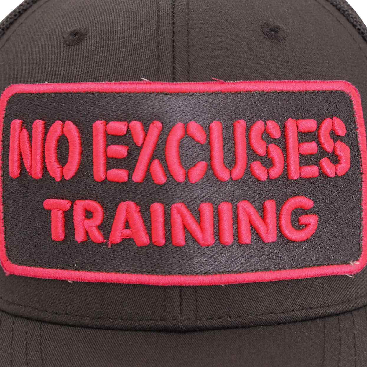 Grey x Pink No Excuses x Noir Caps