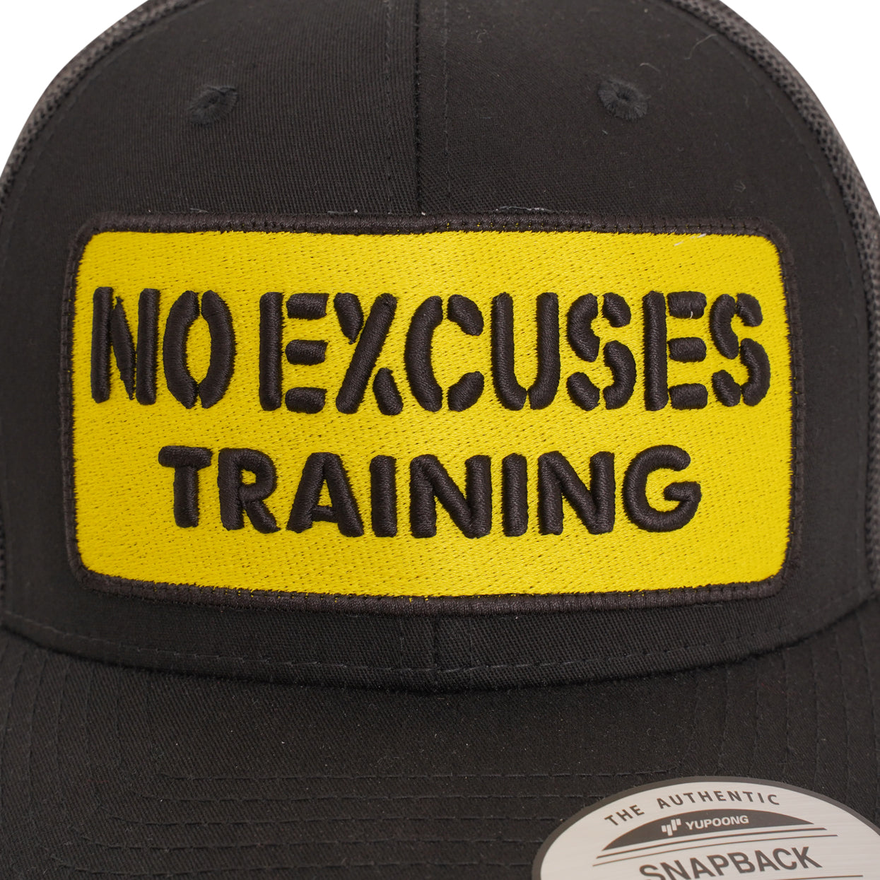 Black x Yellow No Excuses x Noir Caps